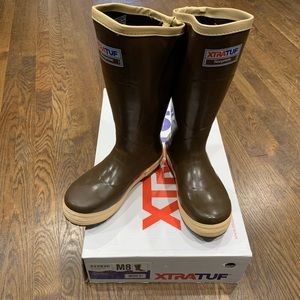 Men’s XtraTuf Tan 15” Plain Toe Boots